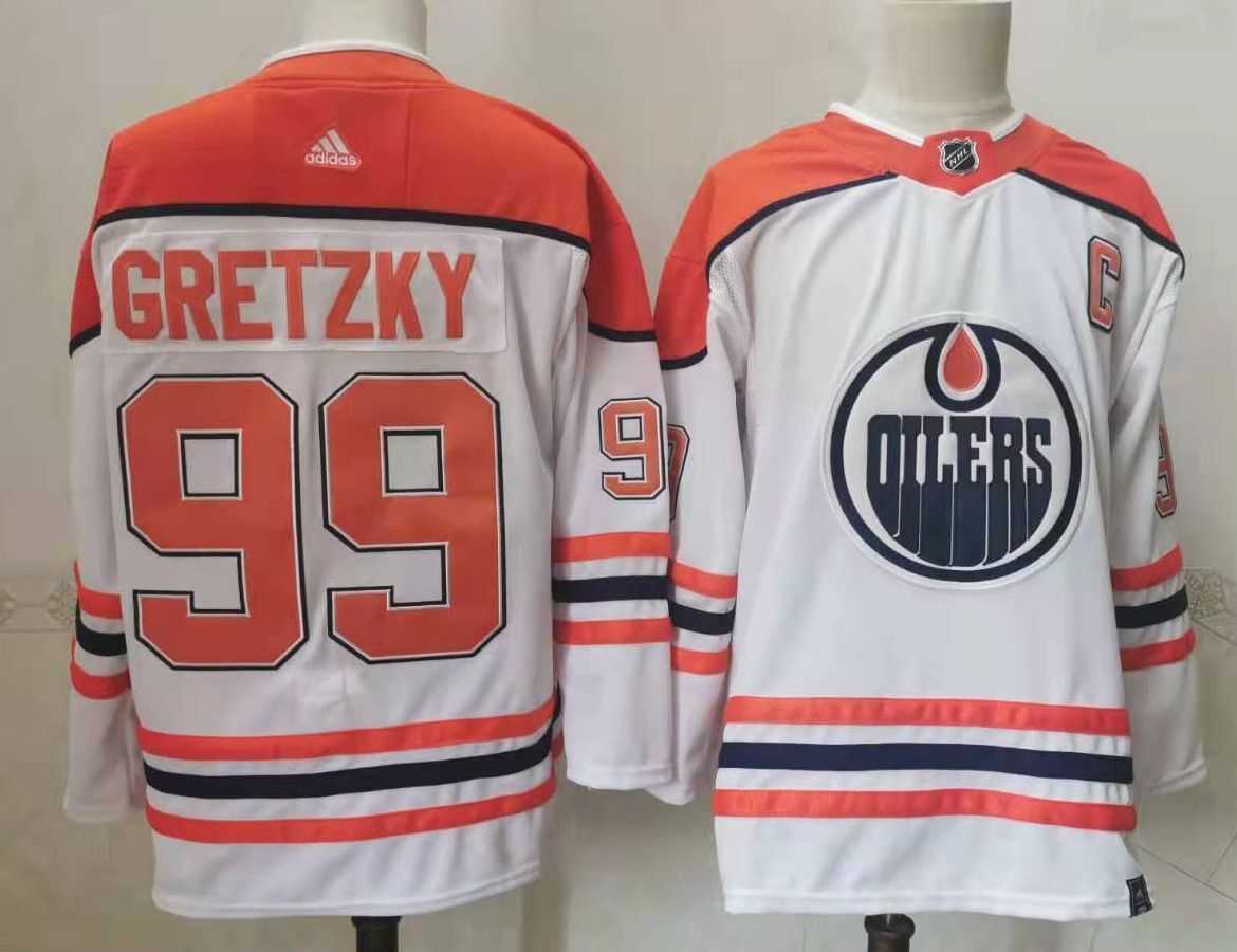 Oilers 99 Wayne Gretzky White 2020-21 Reverse Retro Adidas Jersey,We sell and wholesale Oilers 99 Wayne Gretzky White 2020-21 Reverse Retro Adidas Jersey on line form chian!